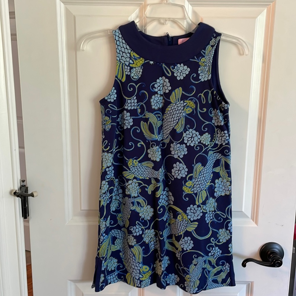 Lily Pulitzer girls fish print dress size 10